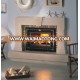 ceramic glass for fireplace